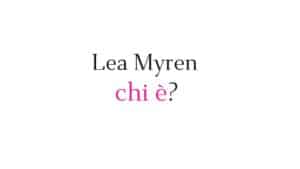 Lea Mathilde Skar-Myren chi è?