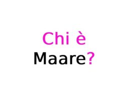Chi è Maare