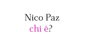 Nico Paz chi è?