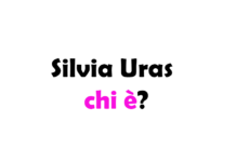 Silvia Uras chi è?