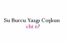 Su Burcu Yazgı Coşkun chi è?