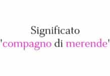 Cosa significa "compagno di merende"? Significato e curiosità
