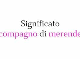 Cosa significa "compagno di merende"? Significato e curiosità