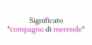 Cosa significa "compagno di merende"? Significato e curiosità