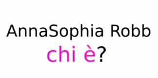 AnnaSophia Robb chi è