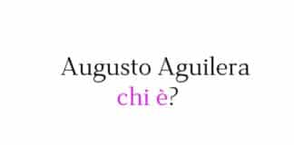 Augusto Aguilera chi è