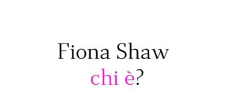 Fiona Shaw chi è