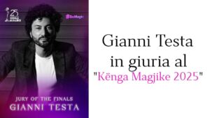Gianni Testa in giuria al Kënga Magjike 2025 Gianni Testa in giuria al