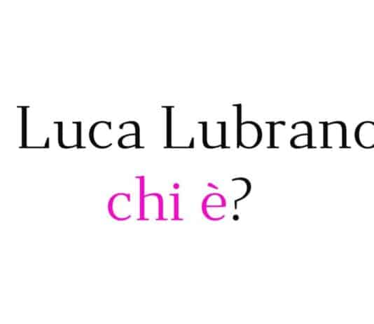 Luca Lubrano chi è