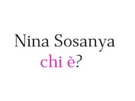 Nina Sosanya chi è