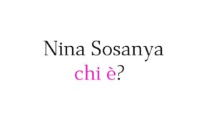 Nina Sosanya chi è