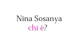 Nina Sosanya chi è