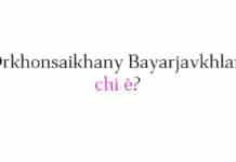 Orkhonsaikhany Bayarjavkhlan chi è