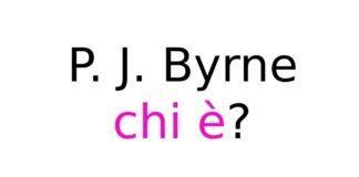 P. J. Byrne chi è