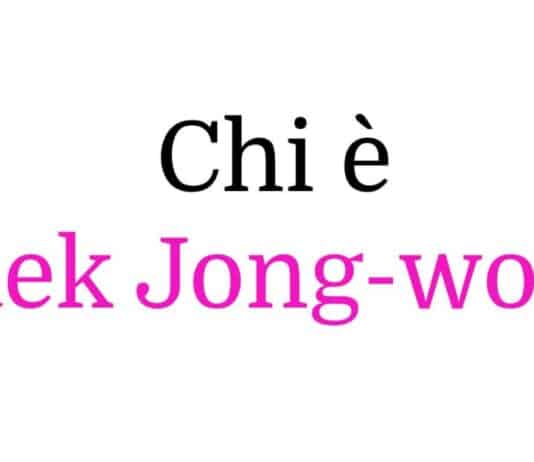 Chi è Baek Jong-won?