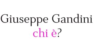 Giuseppe Gandini chi è?
