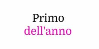 Il primo dell’anno è festivo o feriale?