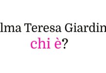 Alma Teresa Giardina chi è