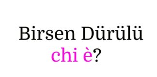 Birsen Dürülü chi è