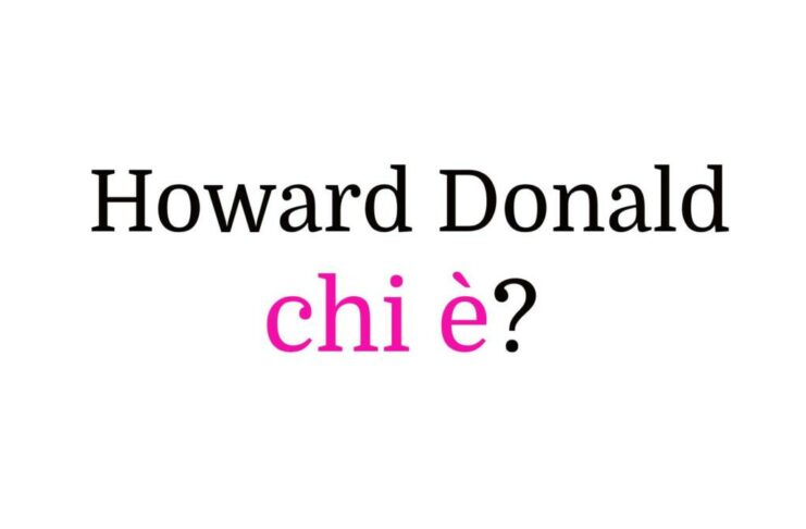 Howard Donald chi è