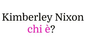 Kimberley Nixon chi è