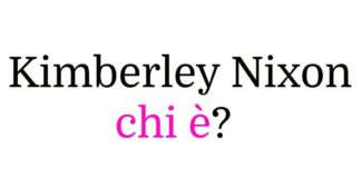 Kimberley Nixon chi è
