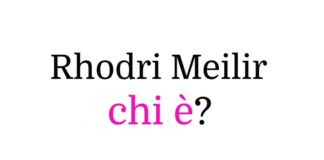 Rhodri Meilir chi è