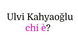 Ulvi Kahyaoğlu chi è