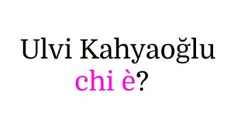 Ulvi Kahyaoğlu chi è
