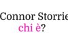Connor Storrie chi è
