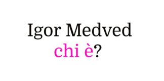 Igor Medved chi è