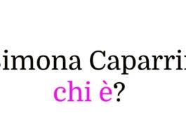 Simona Caparrini chi è?