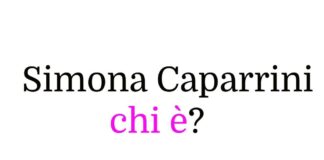 Simona Caparrini chi è?