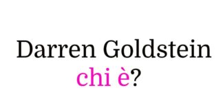 Darren Goldstein chi è?