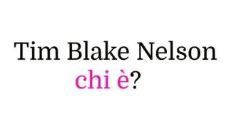 Chi è Timothy "Tim" Blake Nelson