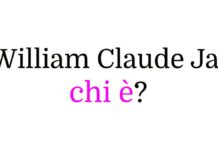 William Claude Jan chi è
