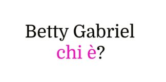 Betty Gabriel chi è