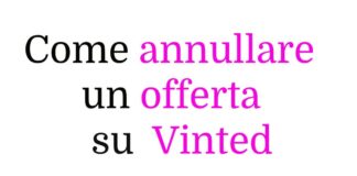 Come annullare un’offerta su Vinted