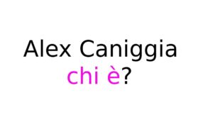 Alex Caniggia chi è?