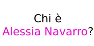 Chi è Alessia Navarro
