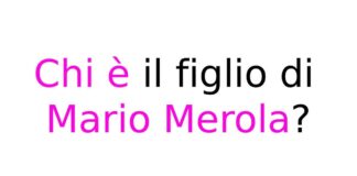 Chi è il figlio di Mario Merola?