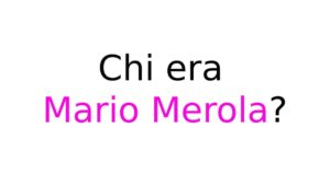 Chi era Mario Merola Chi era Mario Merola?