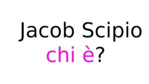 Jacob Scipio chi è