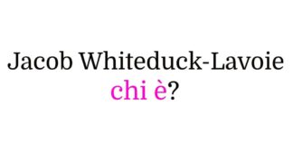 Jacob Whiteduck-Lavoie chi è?
