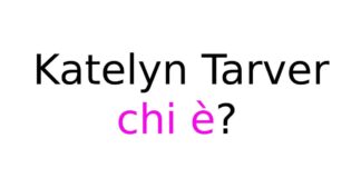 Katelyn Tarver chi è
