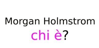 Morgan Holmstrom chi è