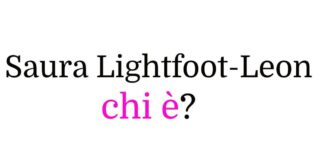 Saura Lightfoot-Leon chi è?