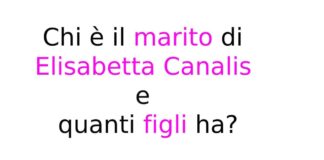 Chi è il marito di Elisabetta Canalis e quanti figli ha
