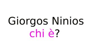 Giorgos Ninios chi è
