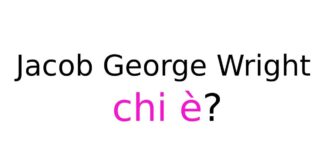Jacob George Wright chi è